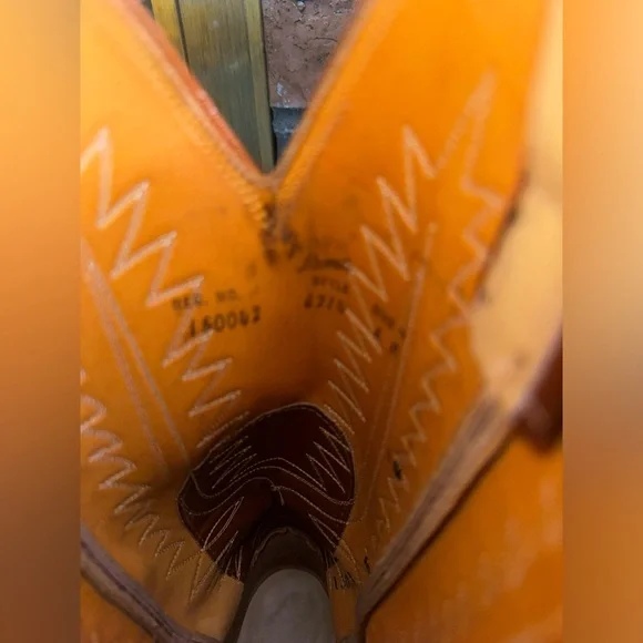 Vintage Tony Lama Wing tip boots - Picture 11 of 14